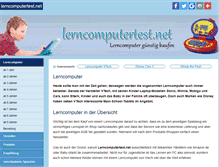 Tablet Screenshot of lerncomputertest.net